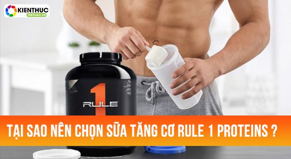 Rule 1 Protein - Được thiết kế với công thức tăng cơ ưu việt nhất kết hợp giữa Whey Protein Isolate và Whey Protein Hydrolysate cao cấp hỗ trợ tăng cơ bắp...