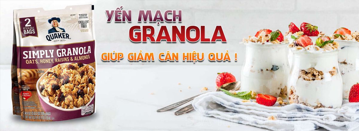 Cách sử dụng Yến mạch Granola giảm cân hiệu quả nhất 1 Cách sử dụng Yến mạch Granola giảm cân hiệu quả nhất , mời các bạn cùng tham khảo bài viết dưới đây của Kiến Thức Thể Thao nhé!